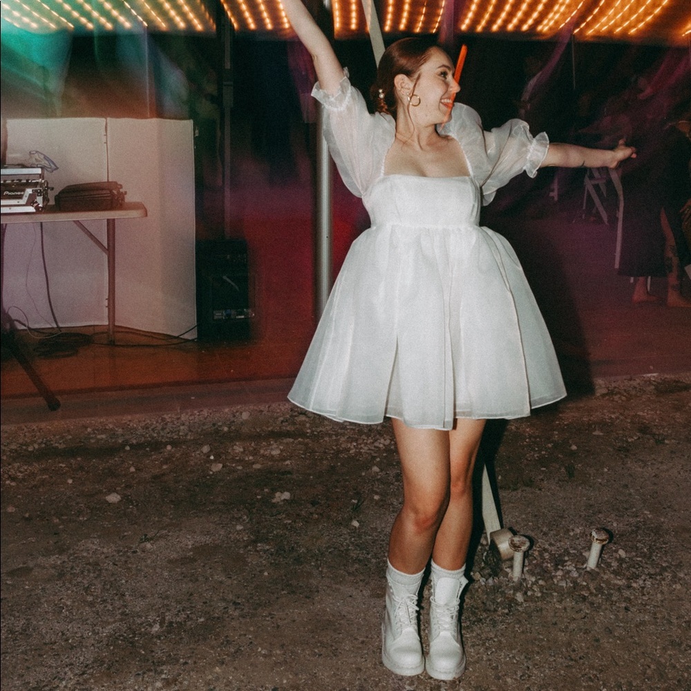 Selkie Puff Dress - Ivory - SM